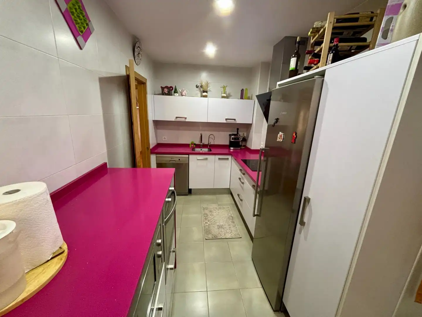 Kitchen of Flat for sale in Benalmádena  with Air Conditioner, Private garden and Terrace