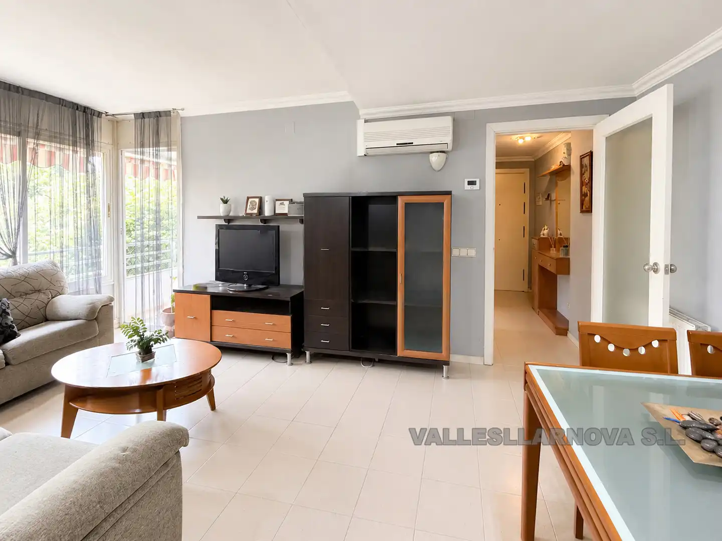 Living room of Flat for sale in Mollet del Vallès  with Air Conditioner, Heating and Terrace