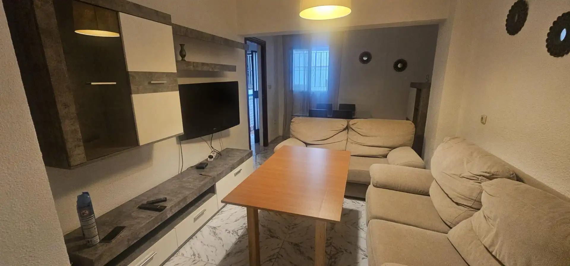 Living room of Houses for rent in Granada  with Heating, Terrace and Furnished