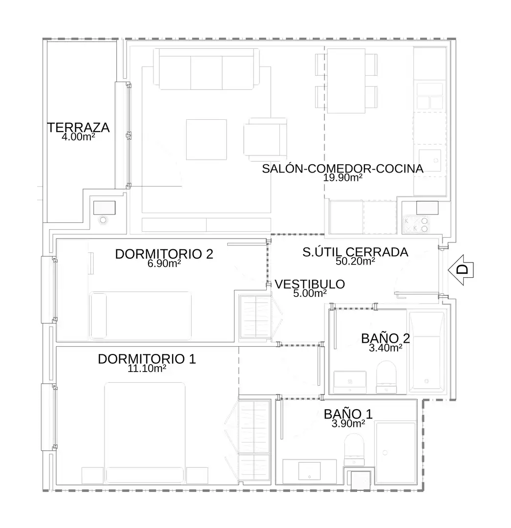 Piso de obra nueva con piscina en venta en CASTILLA LA MANCHA 4, imagen 2