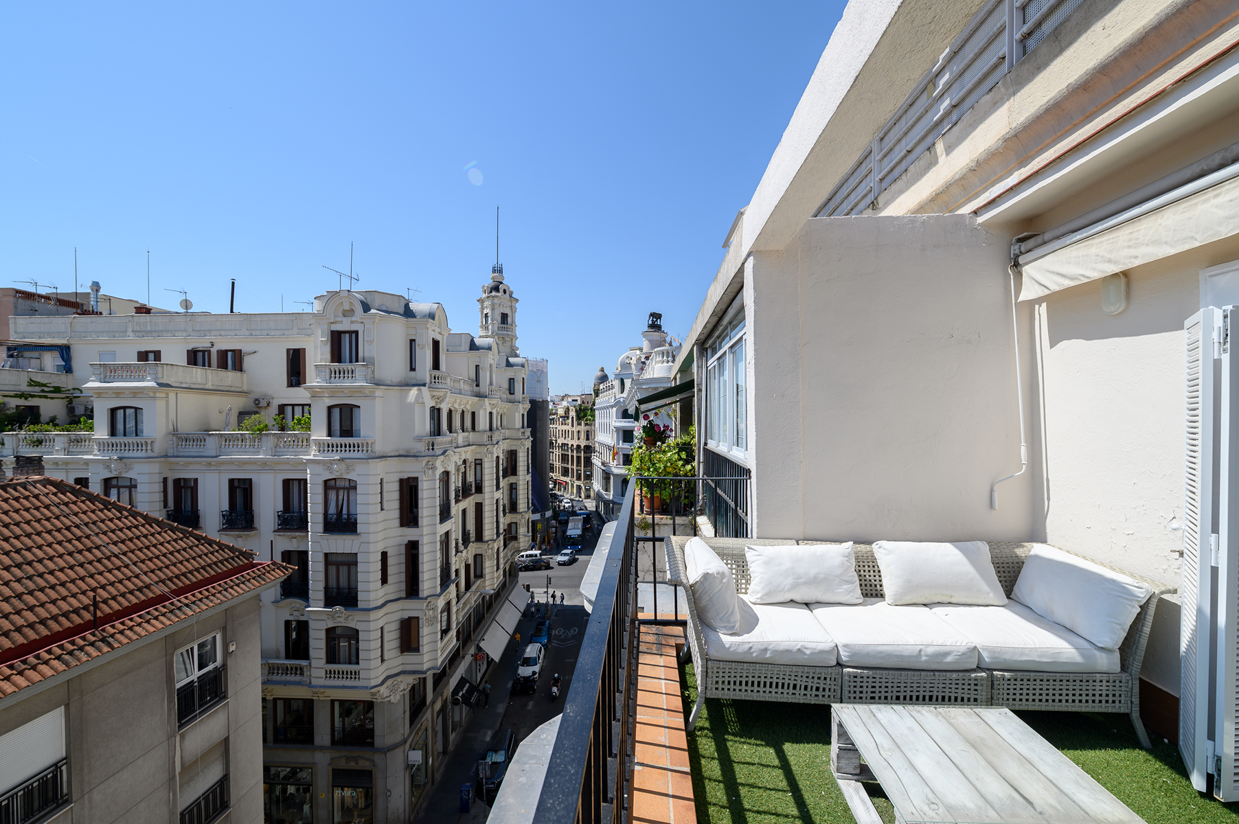 Terrassa de Apartament en venda en  Madrid Capital amb Aire condicionat, Calefacció i Terrassa