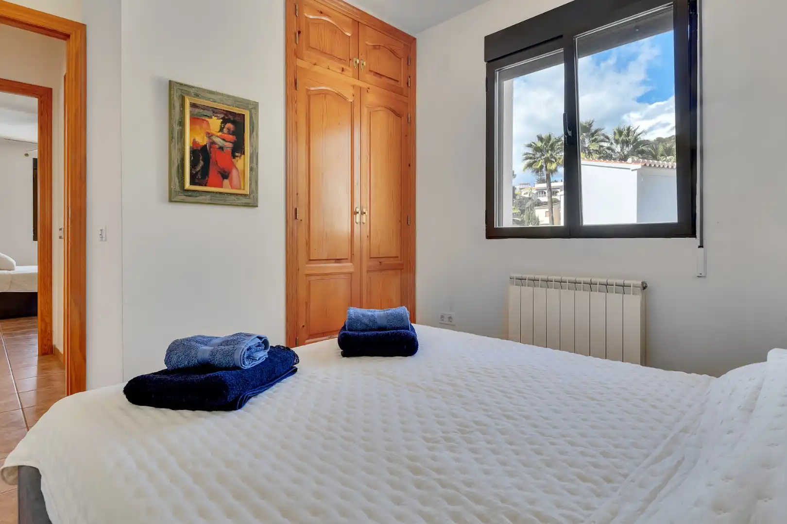Schlafzimmer von Haus oder Chalet zum Verkauf in Moraira mit Klimaanlage