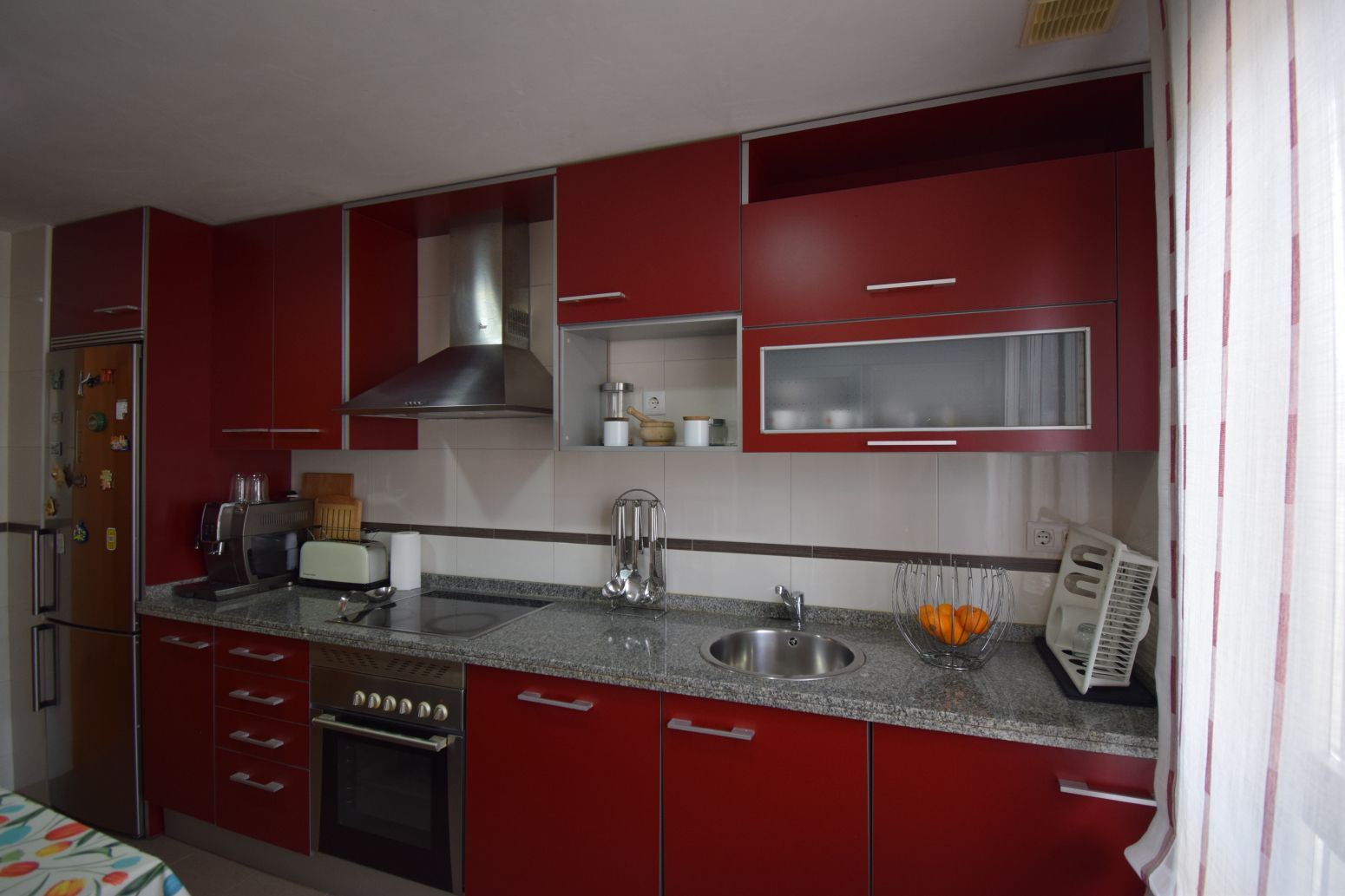 Kitchen of Flat for sale in Oviedo   with Heating, Parquet flooring and Terrace