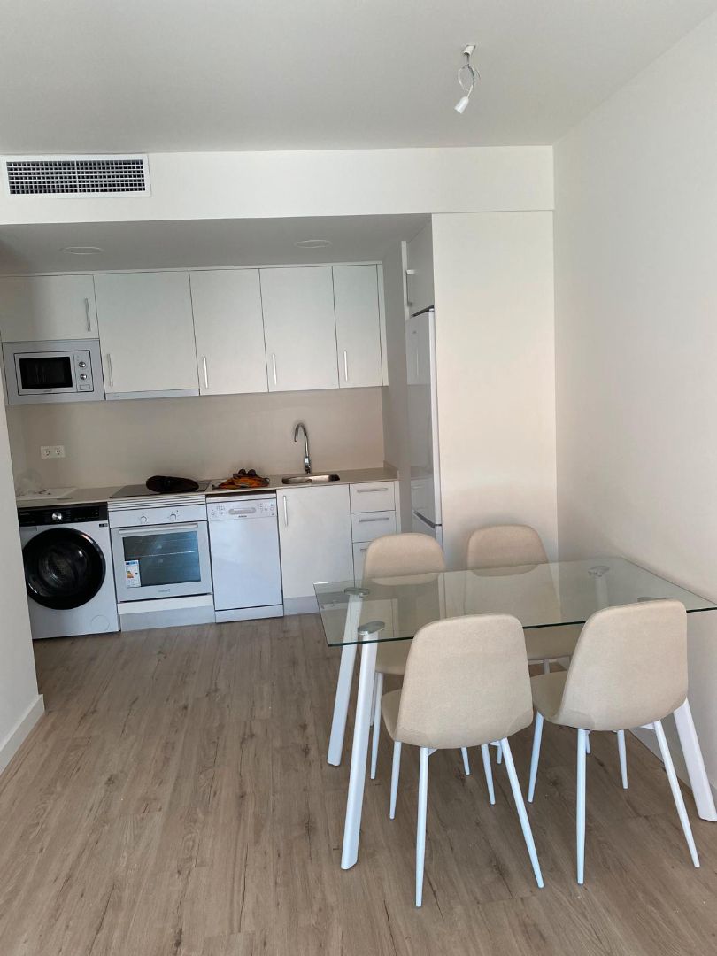 Kitchen of Apartment to rent in  Lleida Capital  with Air Conditioner, Heating and Parquet flooring