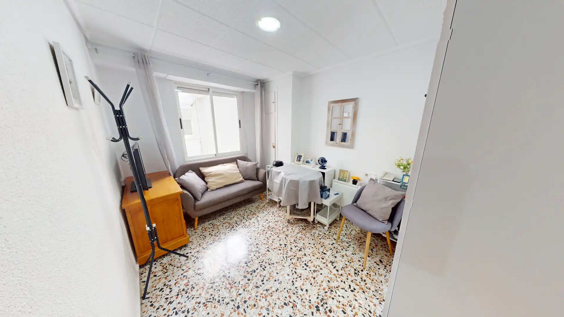 Sala de estar de Piso en venta en Elche / Elx con Aire acondicionado, Amueblado y Horno