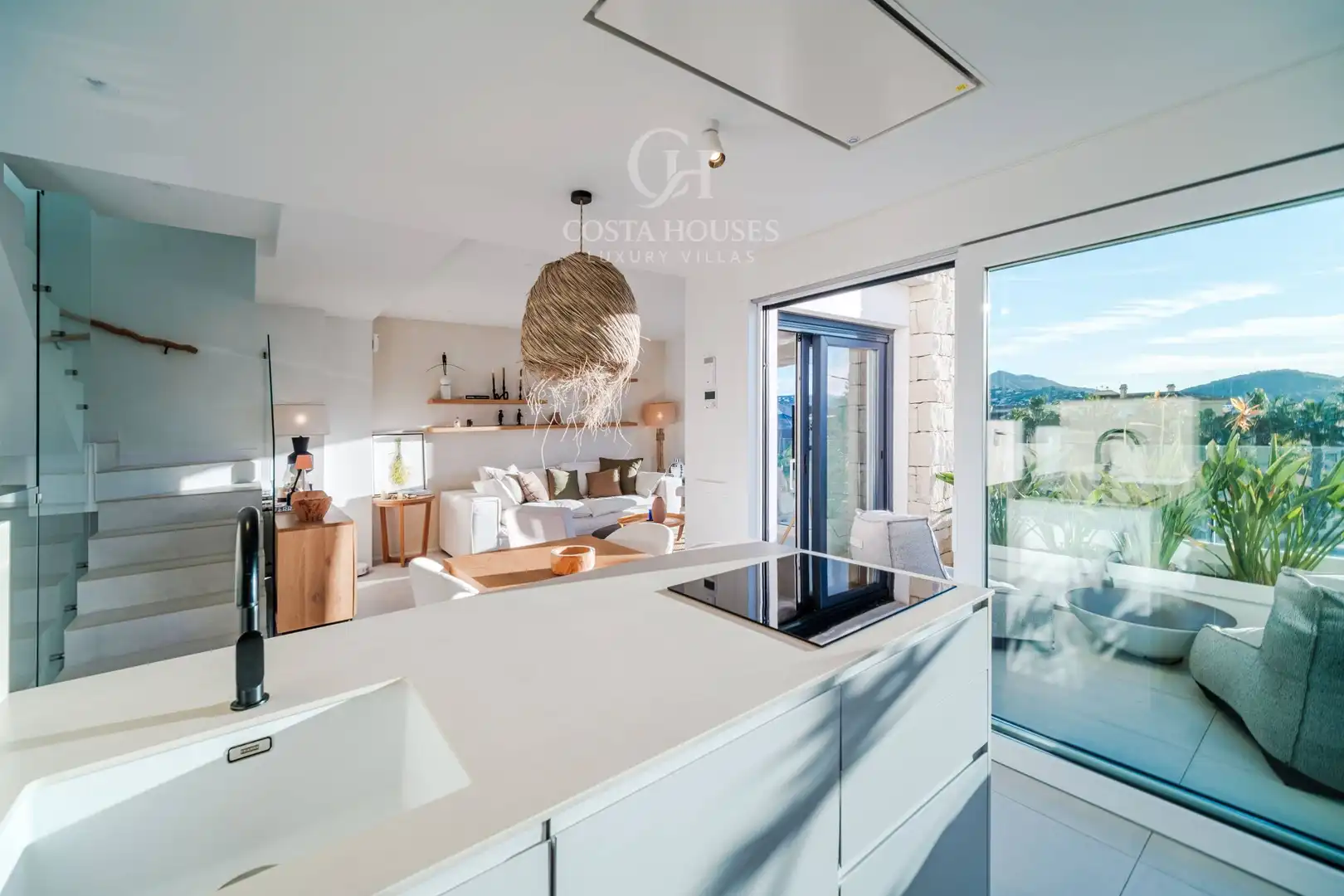 Cocina de Ático en venta en Jávea / Xàbia con Aire acondicionado, Calefacción y Jardín privado