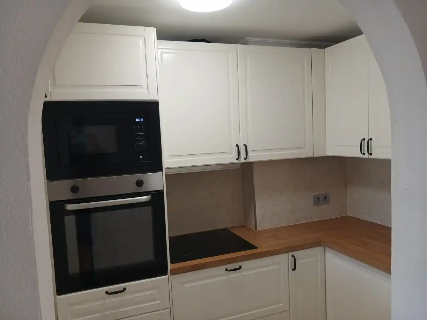 Kitchen of Flat for sale in Daya Nueva  with Oven, Microwave and Balcony
