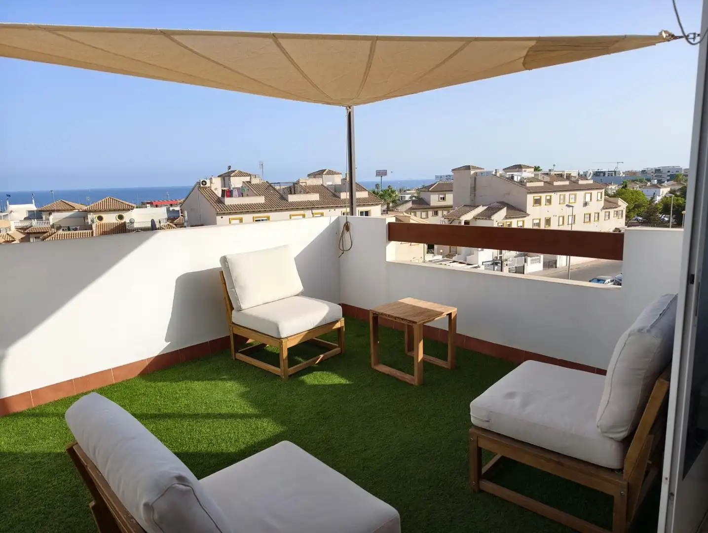 Terrasse von Dachboden zum Verkauf in Orihuela mit Terrasse, Möbliert und Gemeinschaftspool
