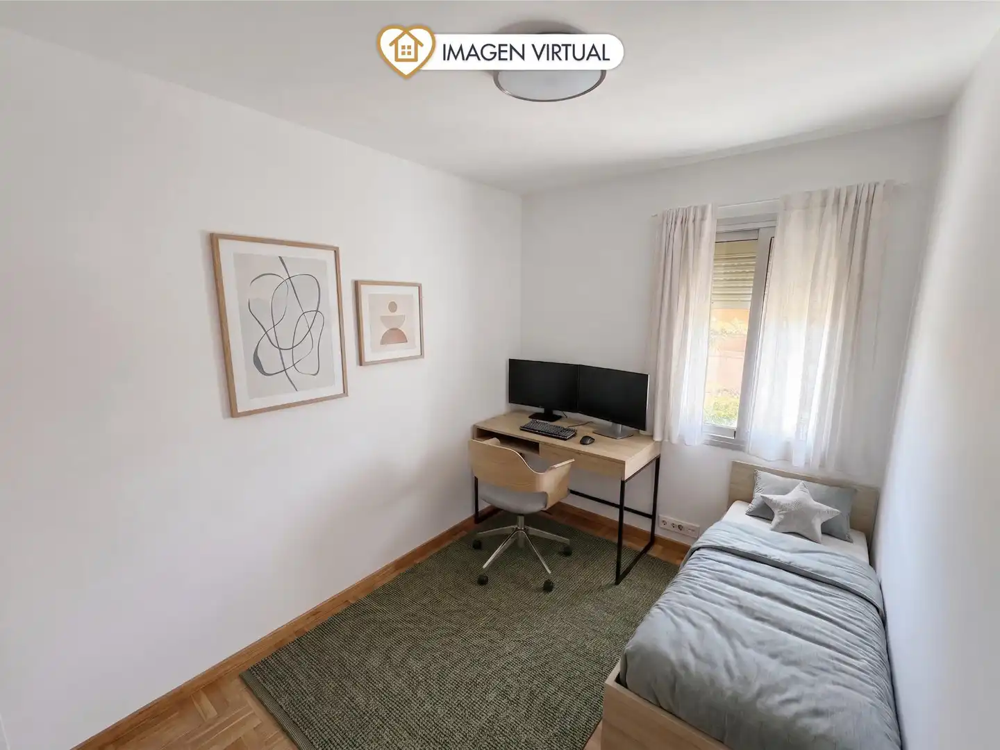 Bedroom of Flat for sale in Terrassa  with Furnished, Oven and Washing machine