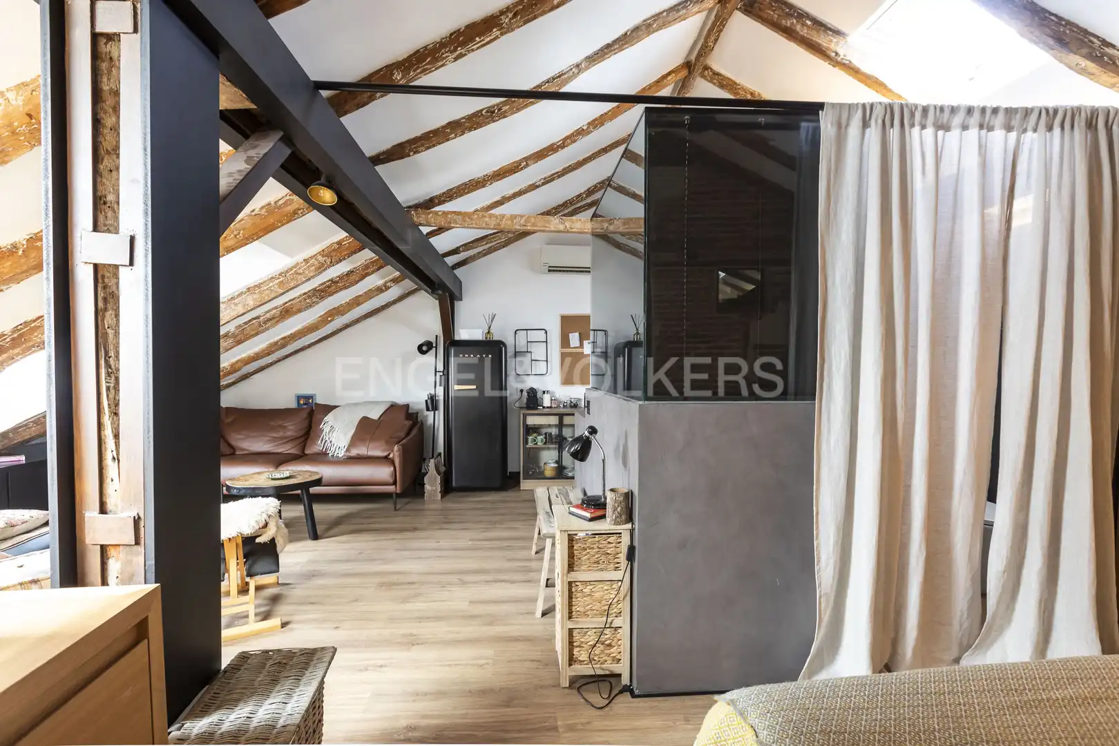 Wohnzimmer von Wohnung zur Miete in Madrid mit Klimaanlage, Heizung und Möbliert