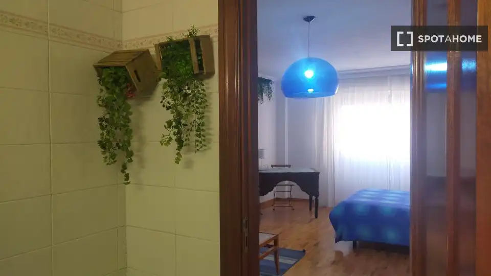 Bedroom of Flat for share in Murcia  with Air Conditioner, Heating and Furnished