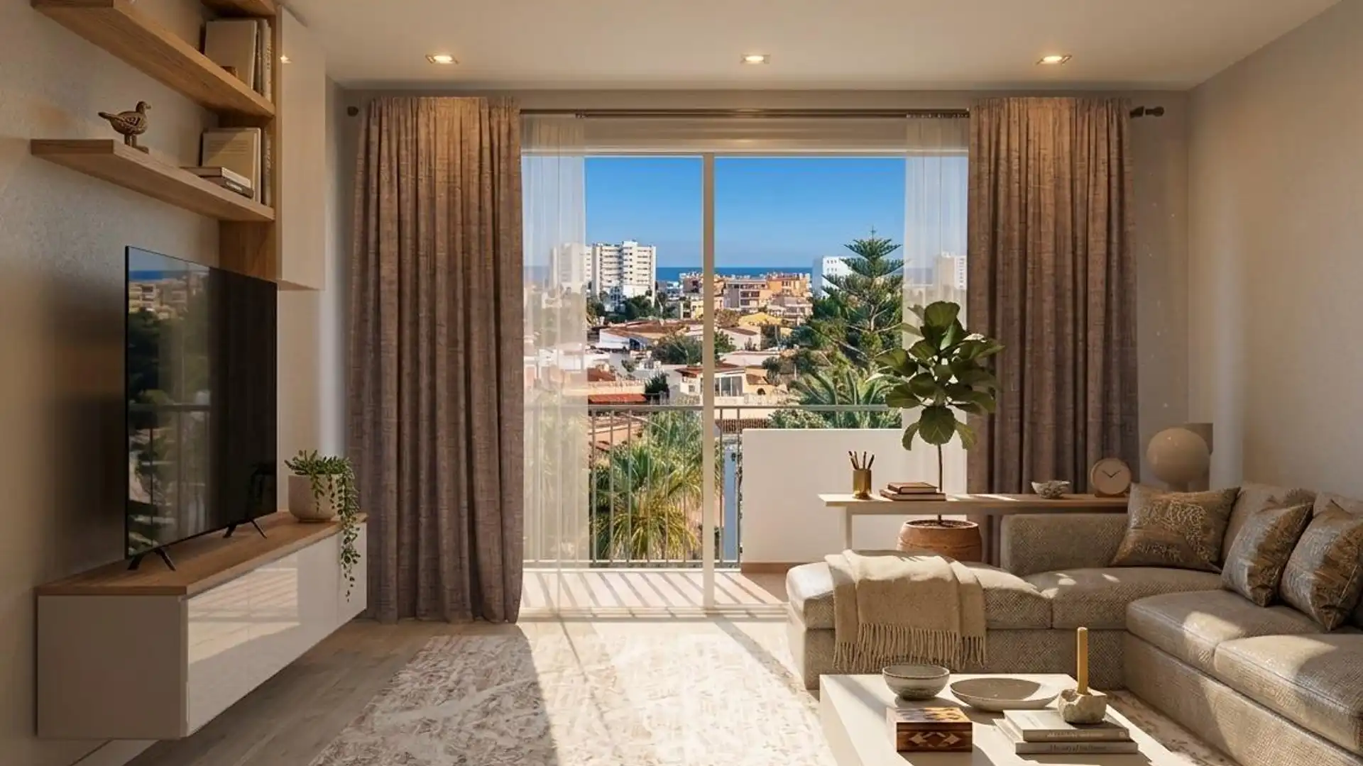 Sala de estar de Apartamento en venta en Son Servera con Aire acondicionado, Jardín privado y Terraza