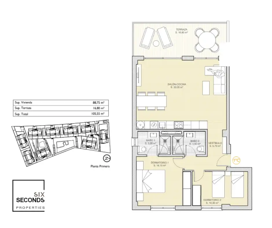 Apartamento con piscina en venta en Balcón de Finestrat - Terra Marina, imagen 21