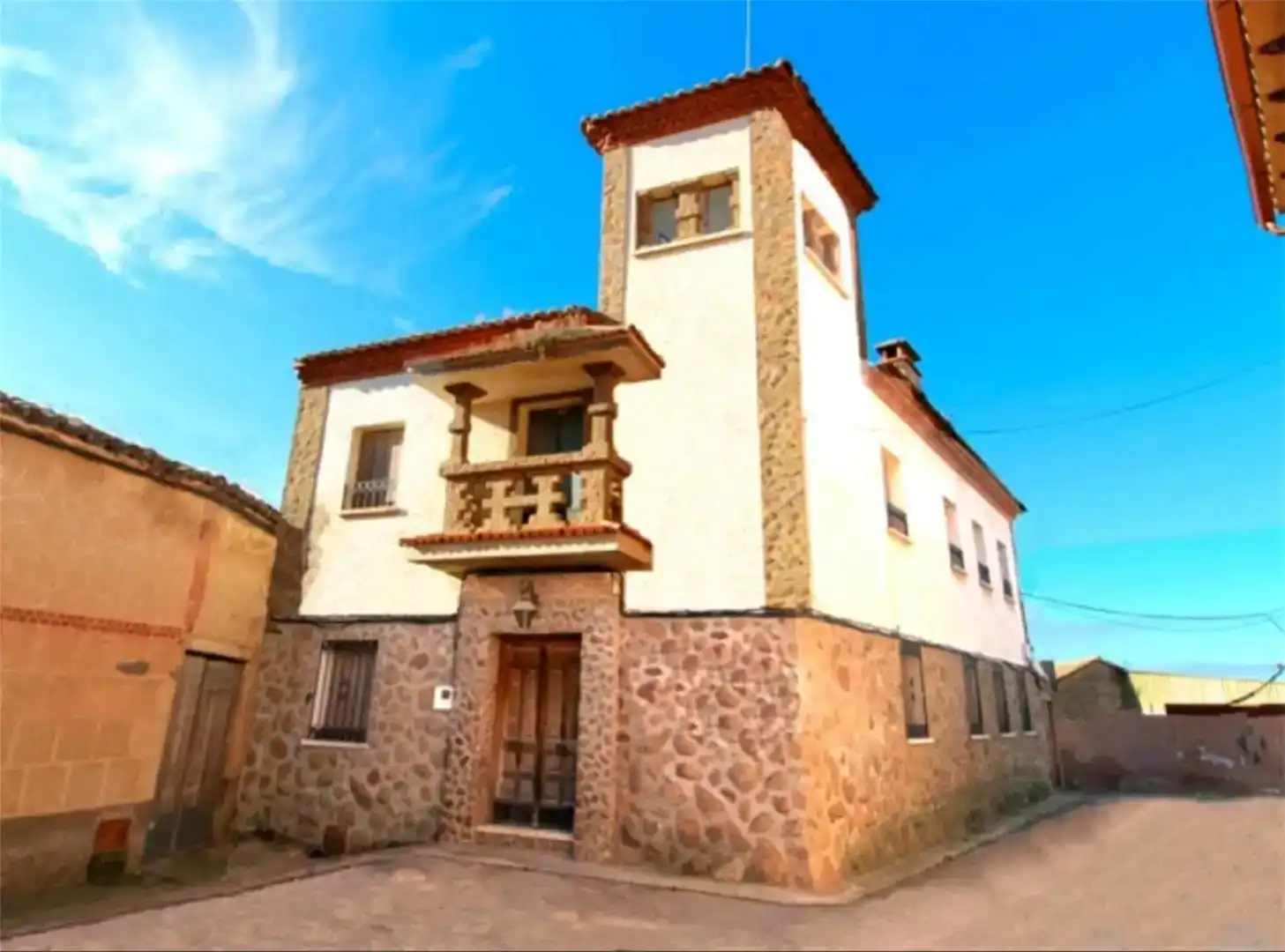 Vista exterior de Casa o chalet en venta en Santa Ana de Pusa con Jardín privado, Trastero y Piscina