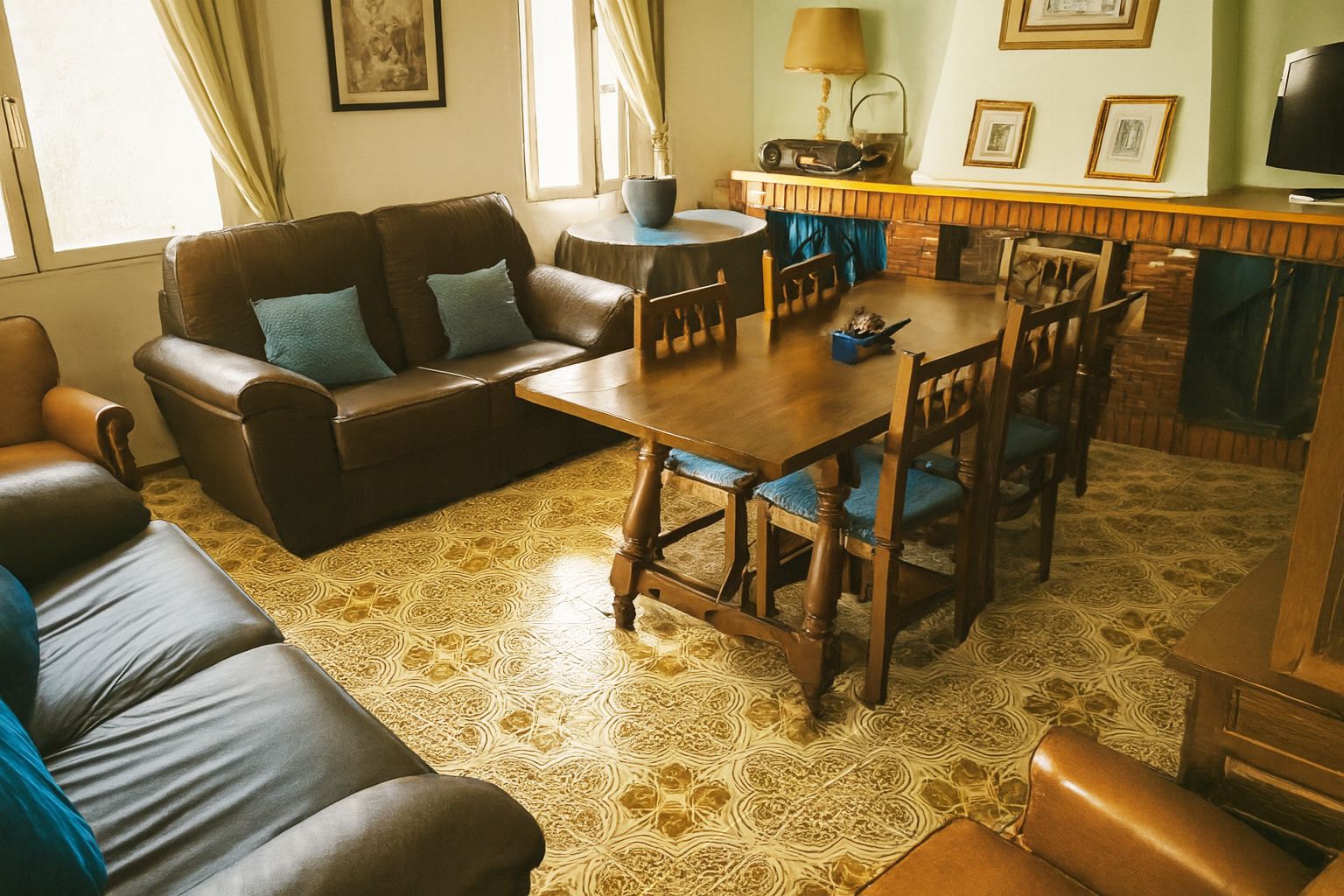Dining room of Flat for sale in Ávila Capital