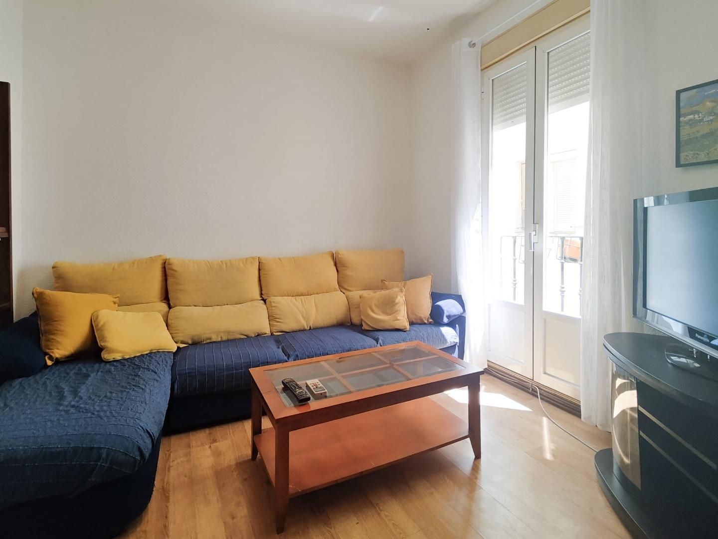 Sala de estar de Piso de alquiler en  Madrid Capital