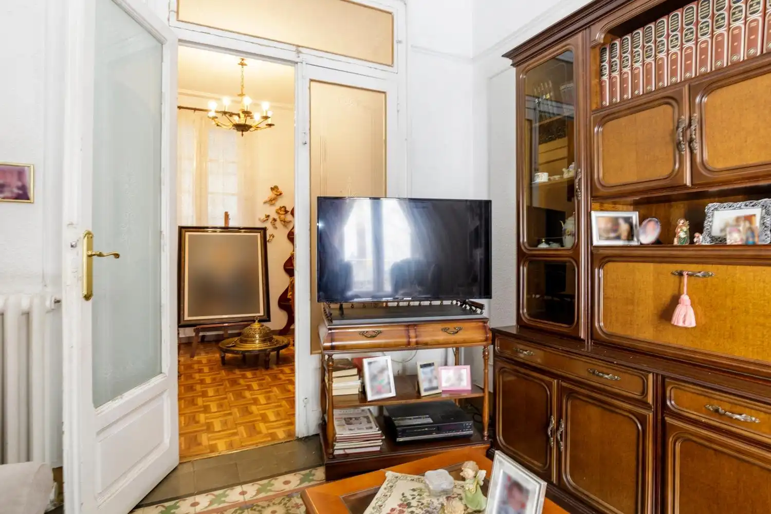 Sala de estar de Piso en venta en Zaragoza con Calefacción y Balcón