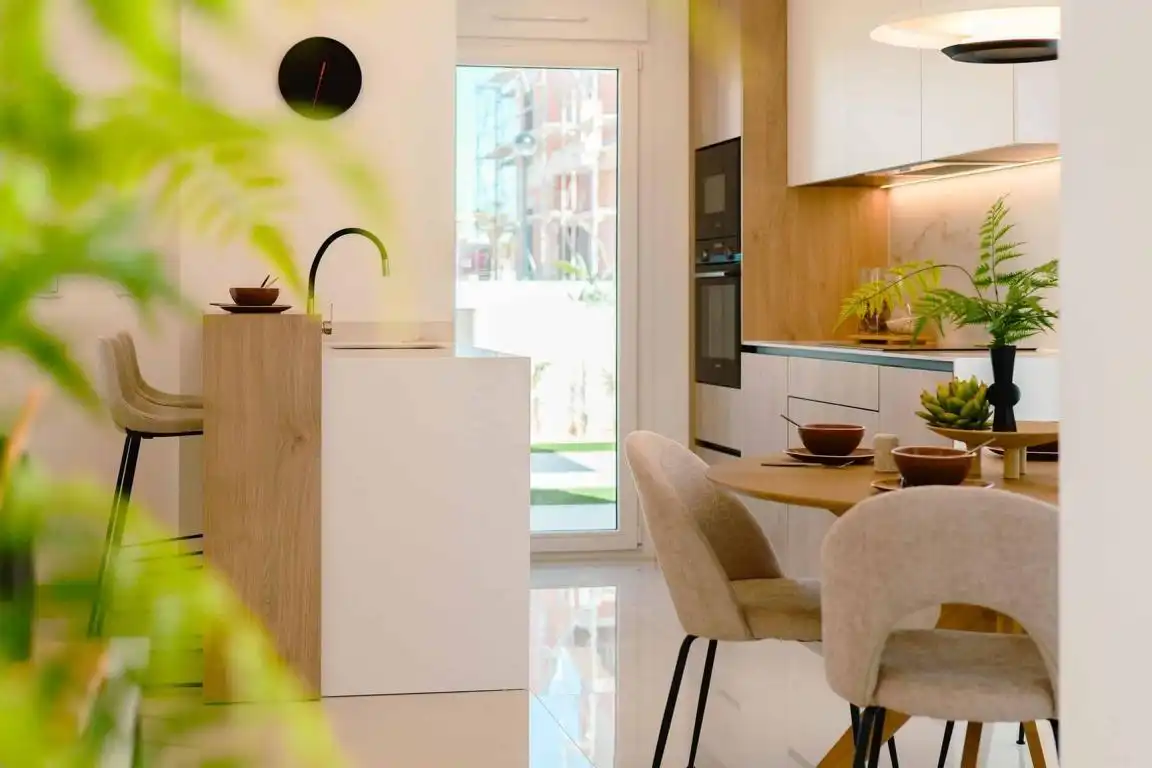 Cocina de Apartamento en venta en Rojales con Terraza y Piscina comunitaria