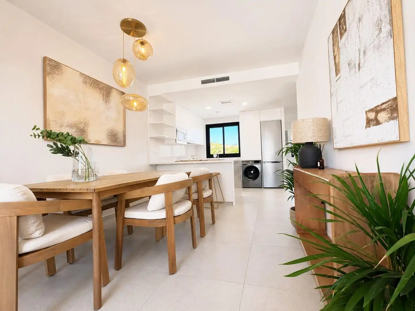 Cocina de Casa adosada en venta en Murcia con Aire acondicionado, Calefacción y Jardín privado
