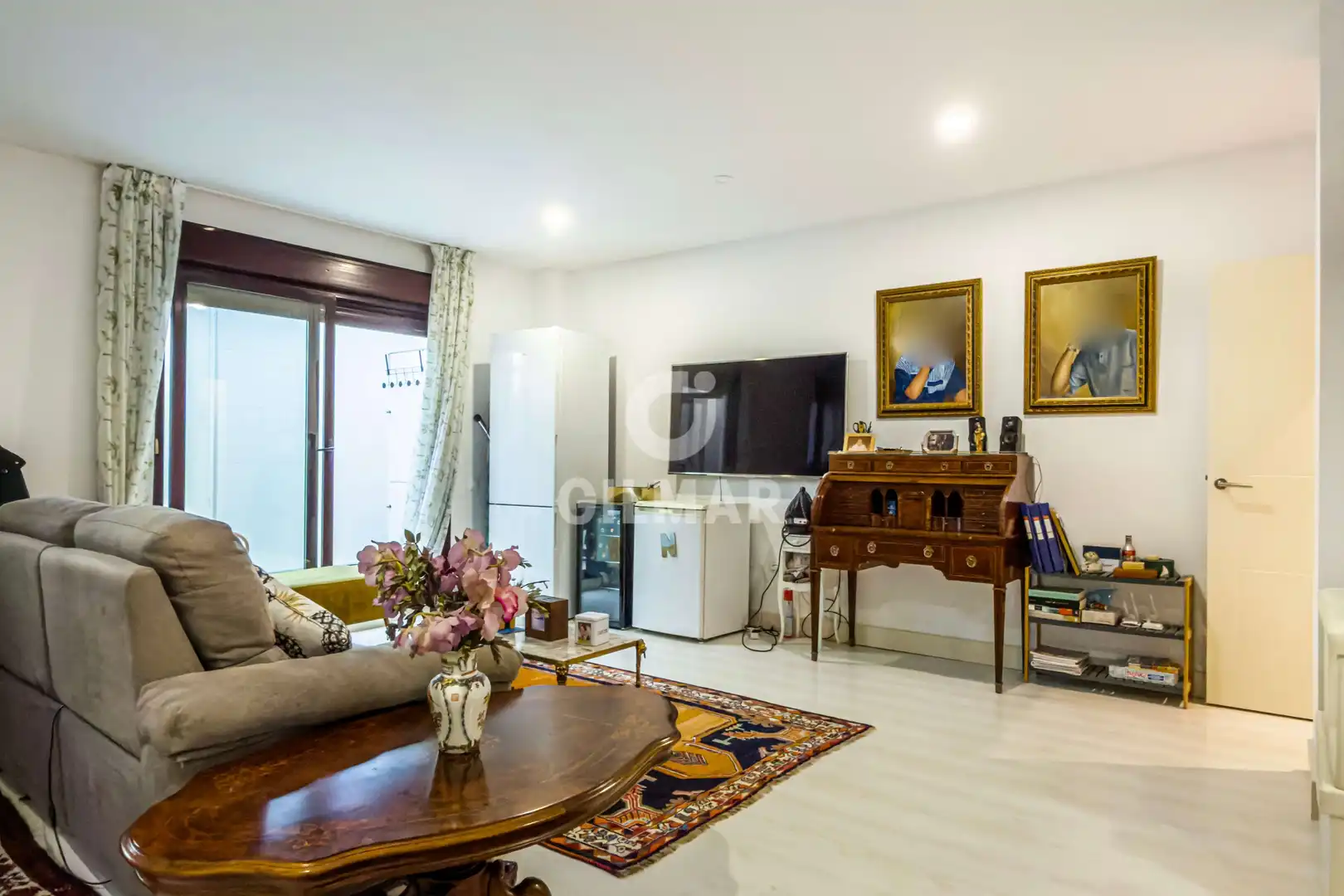 Wohnzimmer von Erdgeschoss zum Verkauf in Boadilla del Monte mit Heizung, Privatgarten und Schwimmbad