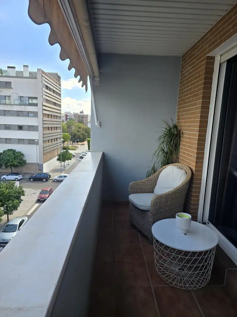 Balcony of Flat for sale in Córdoba  with Air Conditioner, Terrace and Storage room