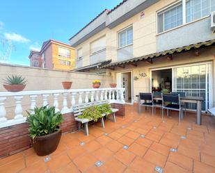 Terrace of Single-family semi-detached for sale in Viladecavalls  with Air Conditioner, Heating and Parquet flooring