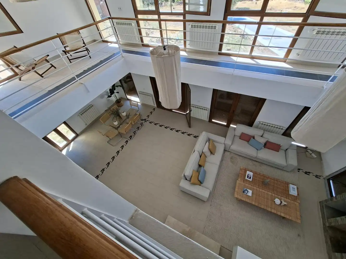 Living room of Houses for sale in Lozoyuela-Navas-Sieteiglesias