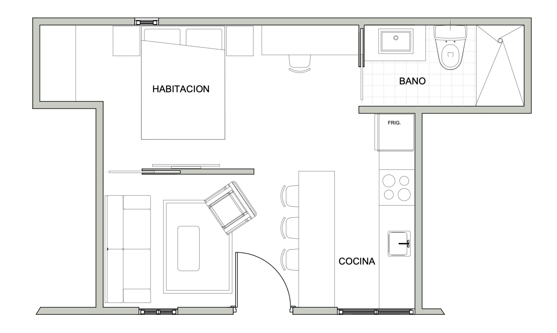 Piso en venta en  Madrid Capital