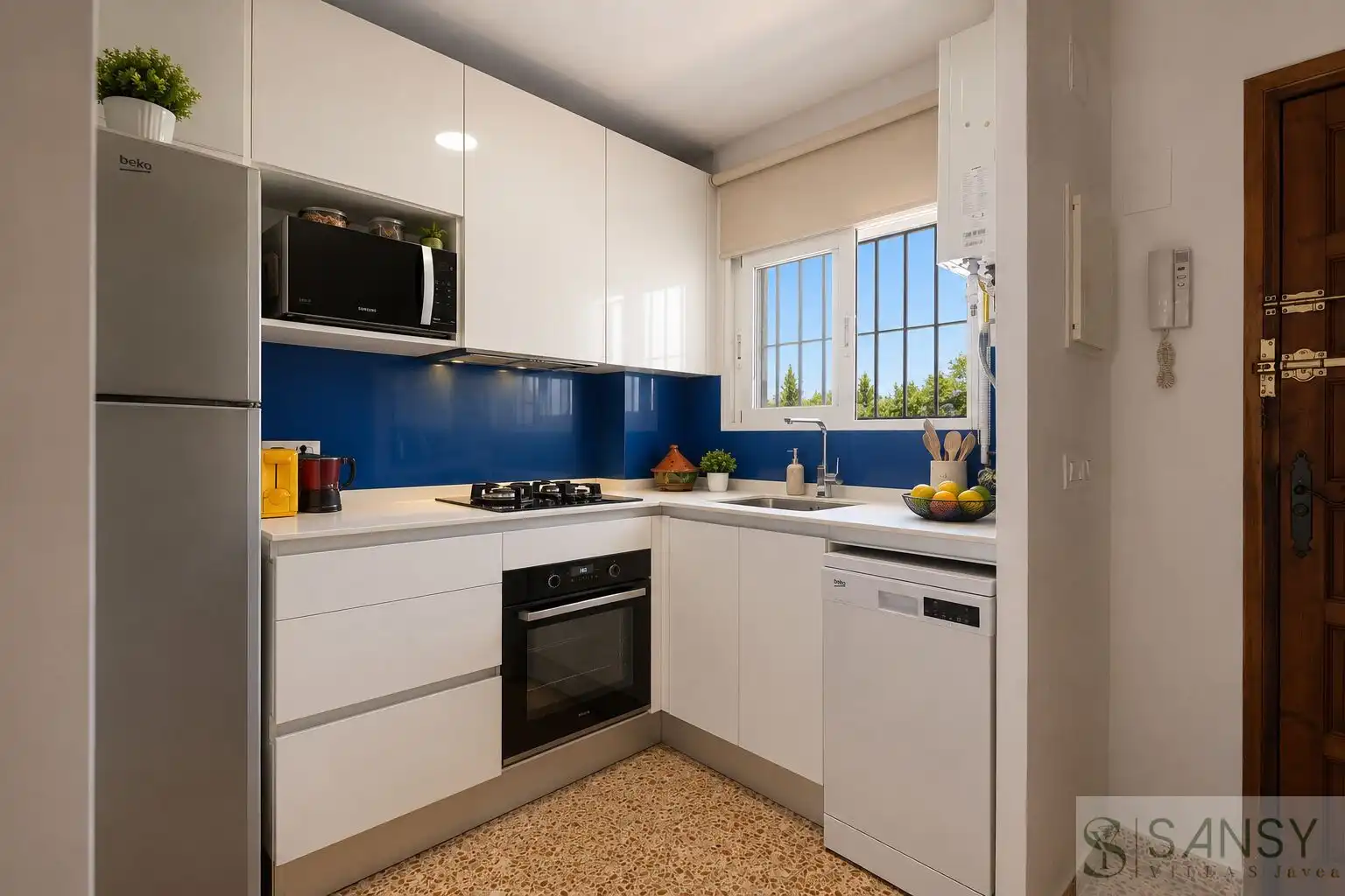 Cuina de Apartament en venda en Jávea / Xàbia amb Piscina comunitària