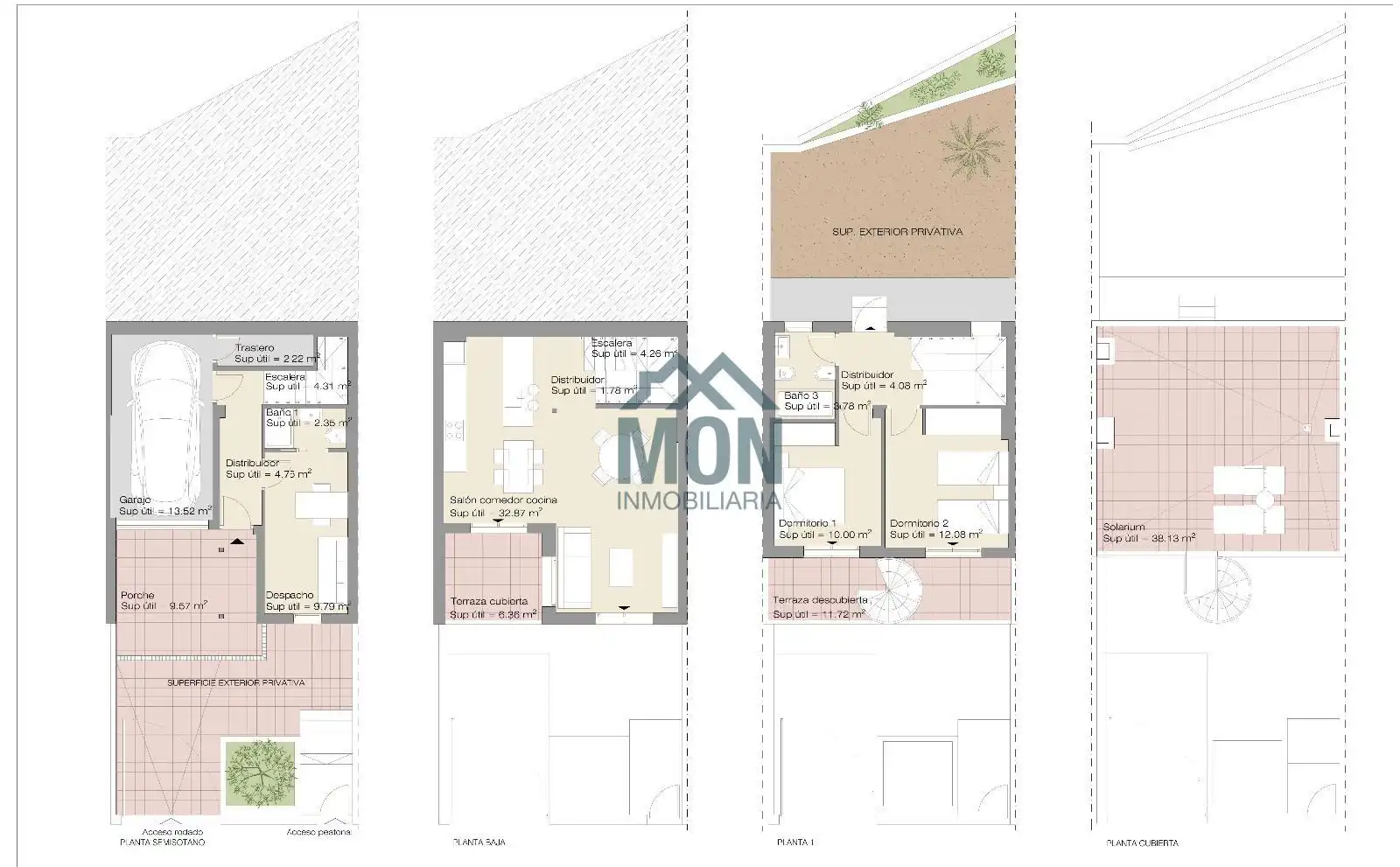 Terraced house with terrace for sale in Rosa, imagen 21