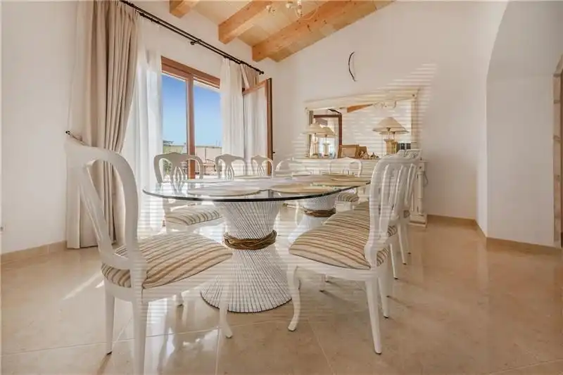 Menjador de Finca rústica en venda en  Palma de Mallorca amb Aire condicionat, Calefacció i Jardí privat