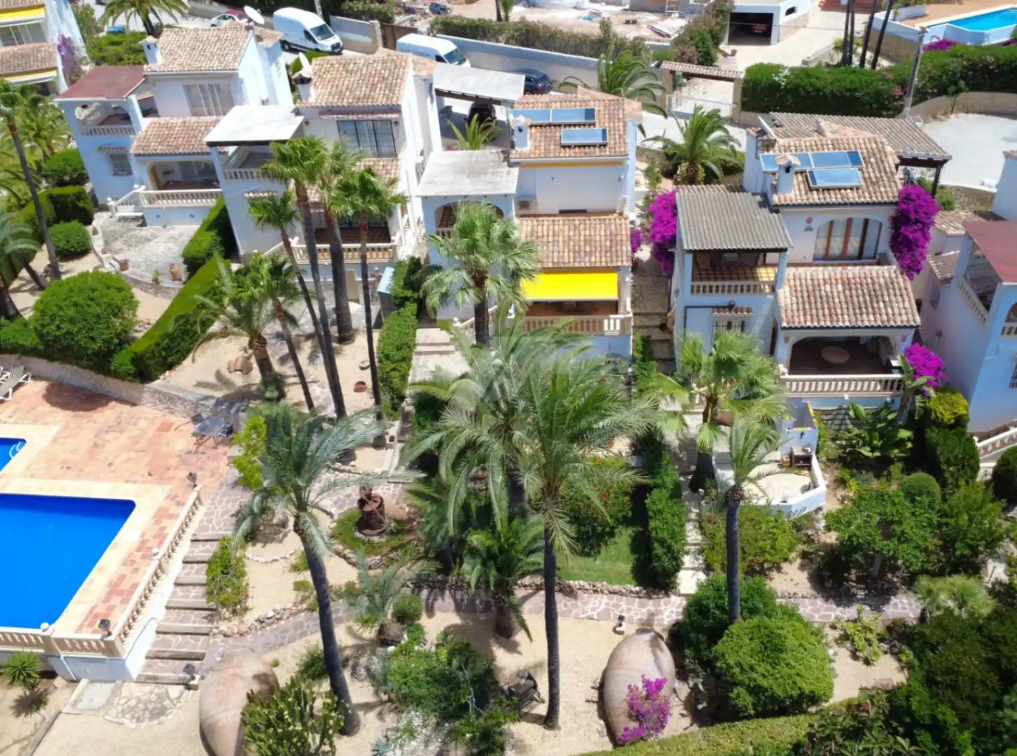 Vista exterior de Casa o chalet en venta en Moraira con Aire acondicionado, Calefacción y Jardín privado
