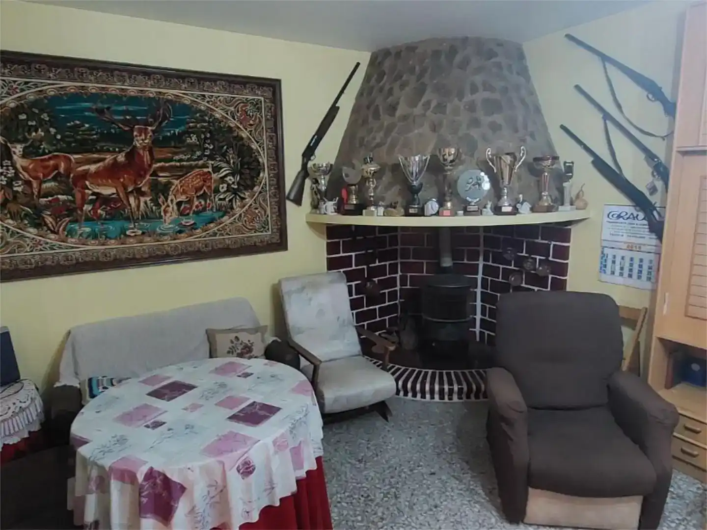 Sala d'estar de Casa o xalet en venda en Balsa de Ves amb Jardí privat, Traster i Moblat