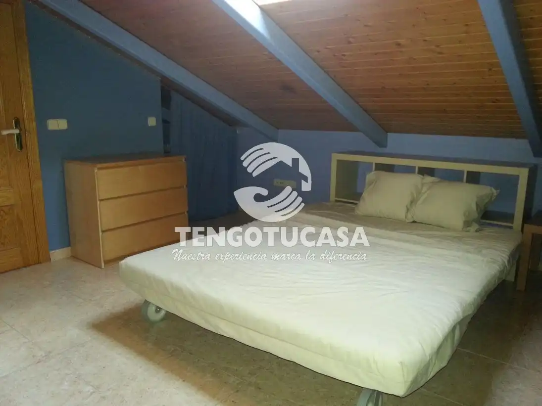 Bedroom of Flat for rent in Madrid  with Air Conditioner, Heating and Parquet flooring