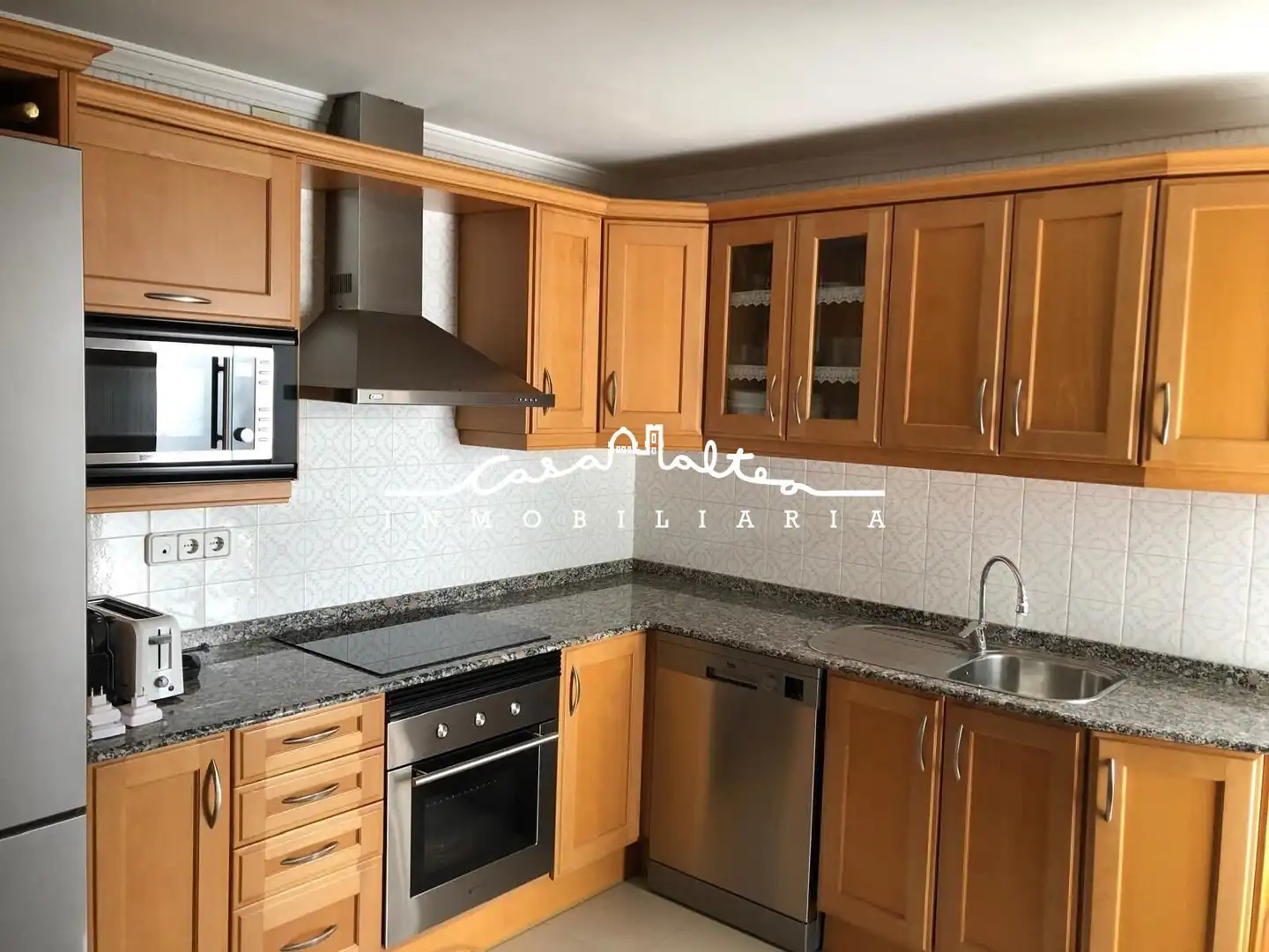 Küche von Wohnung zur Miete in Altea mit Heizung, Möbliert und Balkon