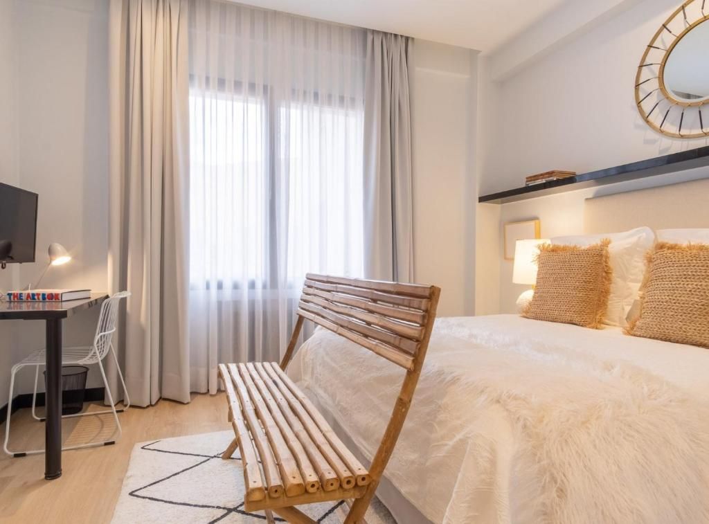 Bedroom of Flat to rent in  Lleida Capital  with Air Conditioner, Furnished and Pets allowed
