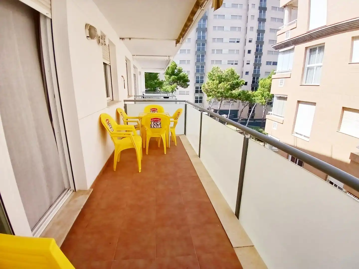 Terraza de Apartamento en venta en Oropesa del Mar / Orpesa con Aire acondicionado, Terraza y Amueblado
