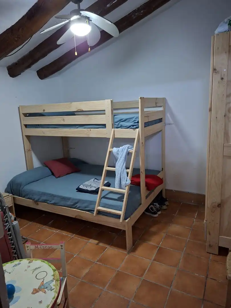 Bedroom of Country homes for sale in Caspe  with Private garden, Swimming Pool and Furnished