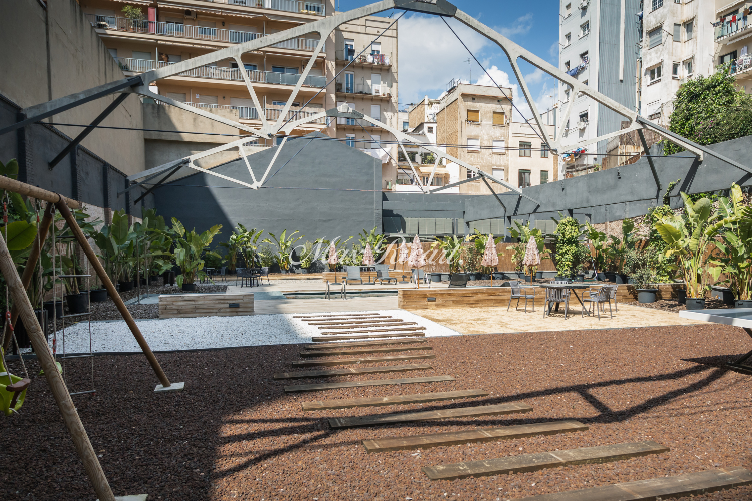 Terrace of Office to rent in  Barcelona Capital  with Air Conditioner, Heating and Terrace
