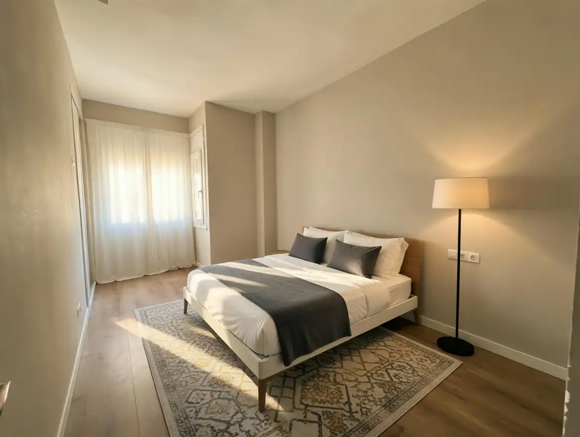 Bedroom of Flat for sale in Barcelona  with Air Conditioner, Oven and Washing machine