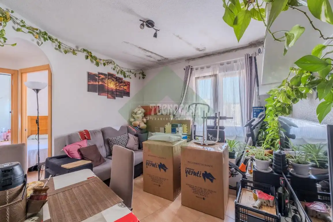 Sala de estar de Piso en venta en Madrid