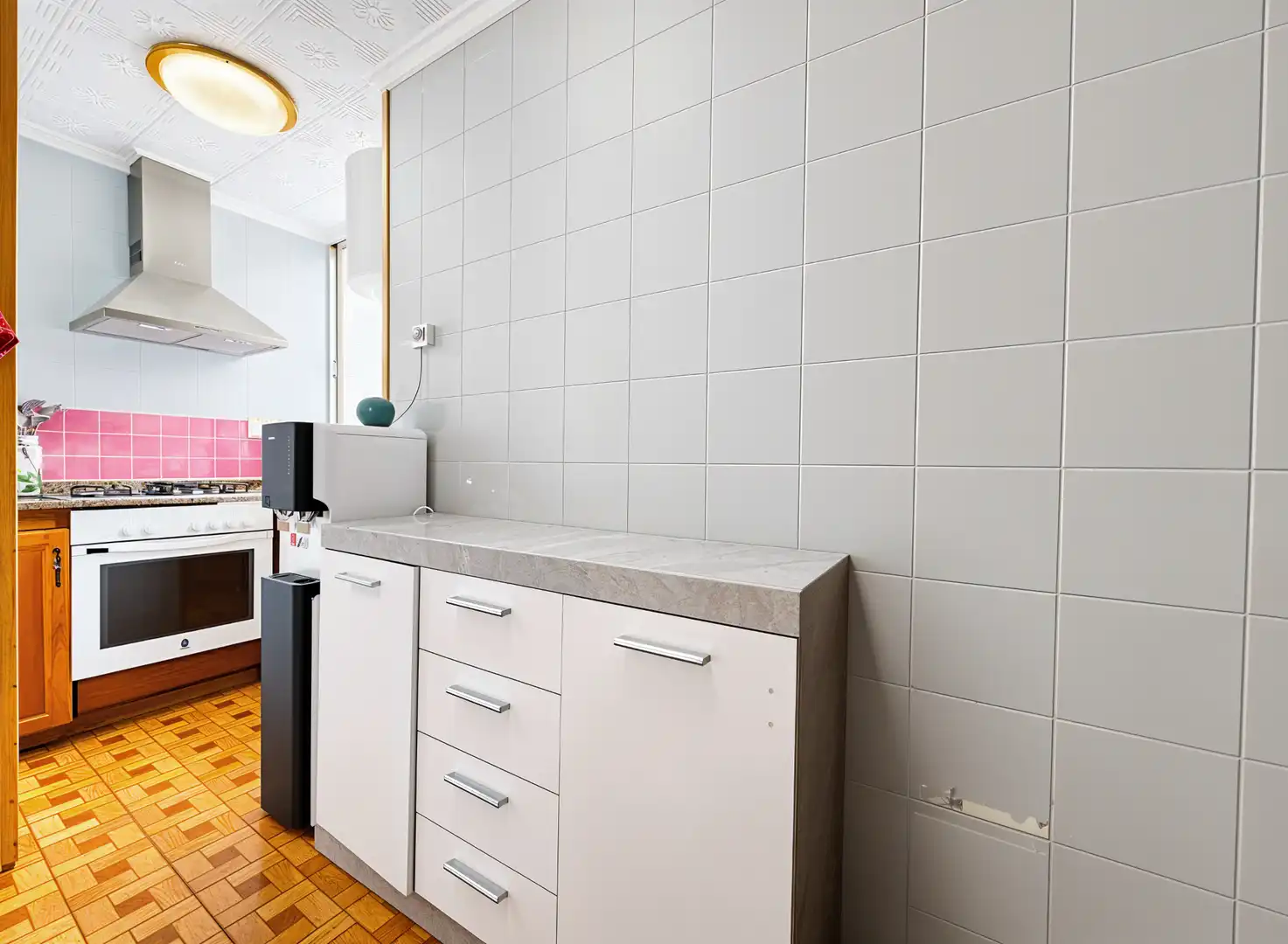 Küche von Wohnung zum Verkauf in Alicante / Alacant mit Klimaanlage, Möbliert und Waschmaschine