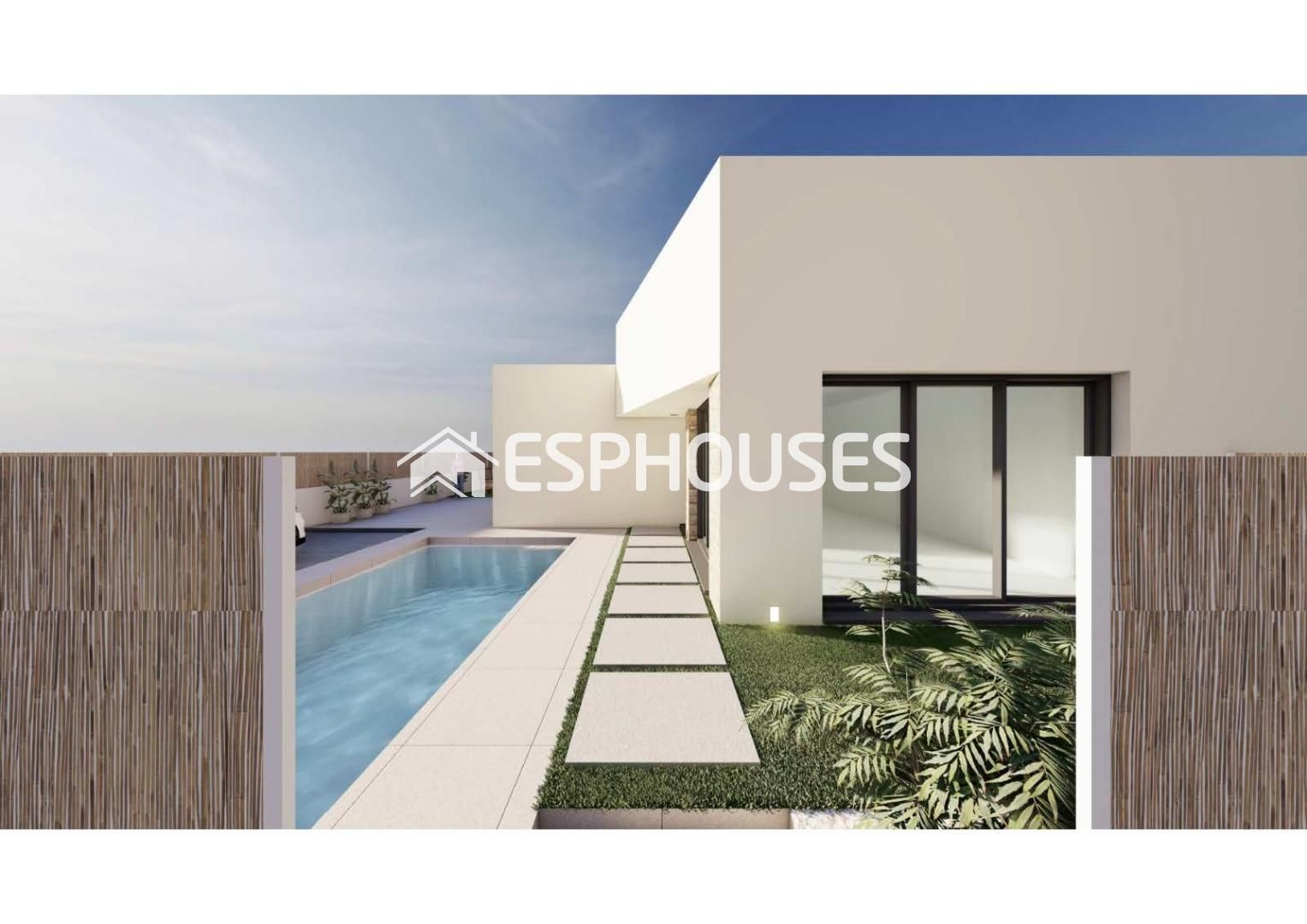 Exterior view of Single-family semi-detached for sale in Bigastro  with Swimming Pool and Balcony