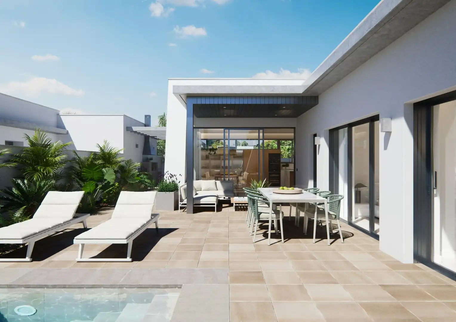 Terraza de Casa o chalet en venta en San Javier con Aire acondicionado, Calefacción y Jardín privado