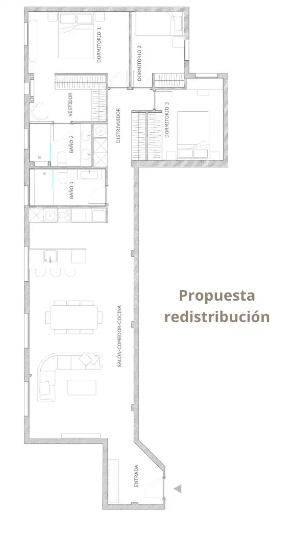 Piso en venta en Madrid con Calefacción y Parquet