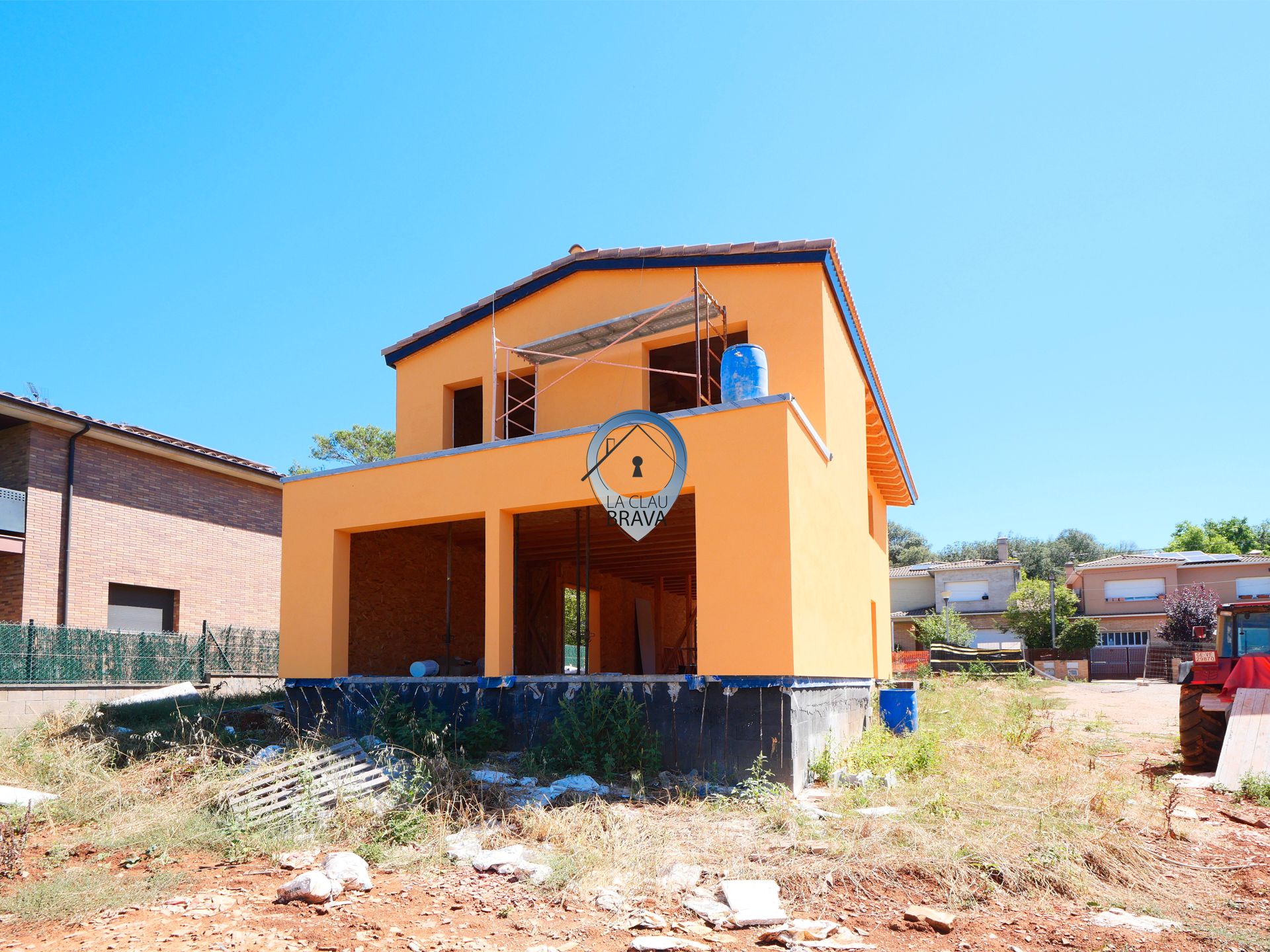 Vista exterior de Casa o xalet en venda en Serinyà amb Jardí privat, Terrassa i Balcó