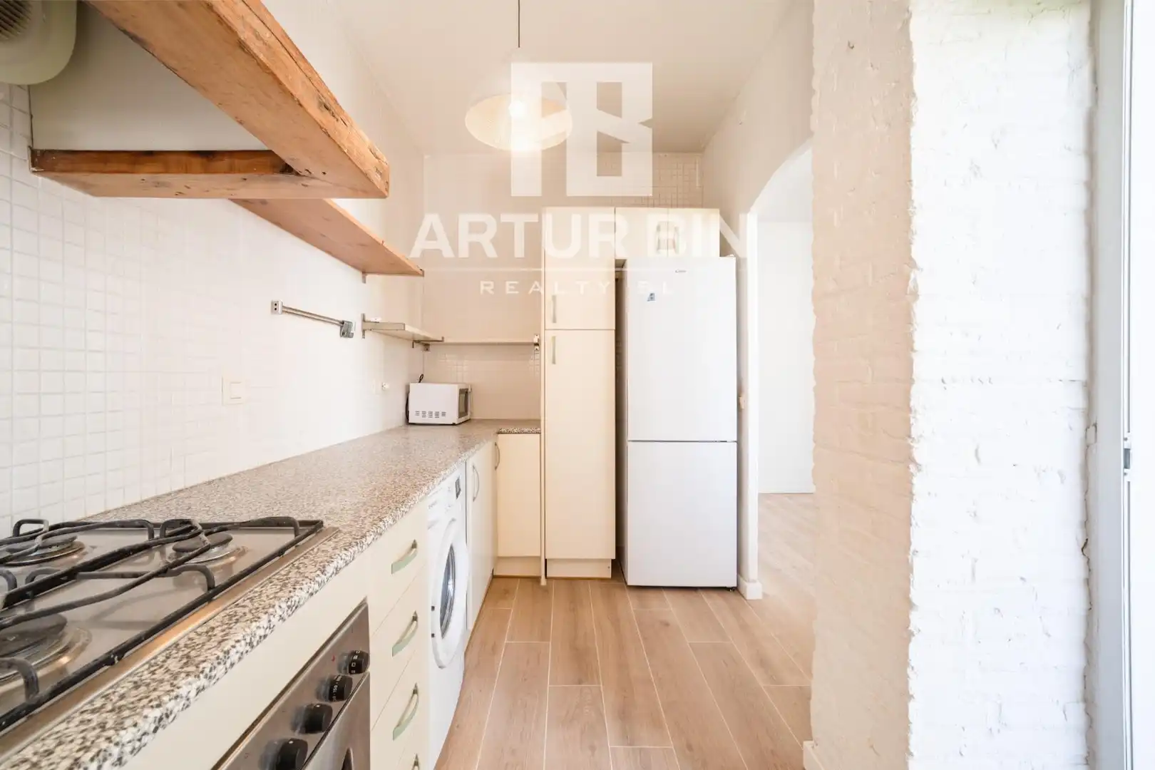 Kitchen of Flat for sale in Valencia  with Balcony
