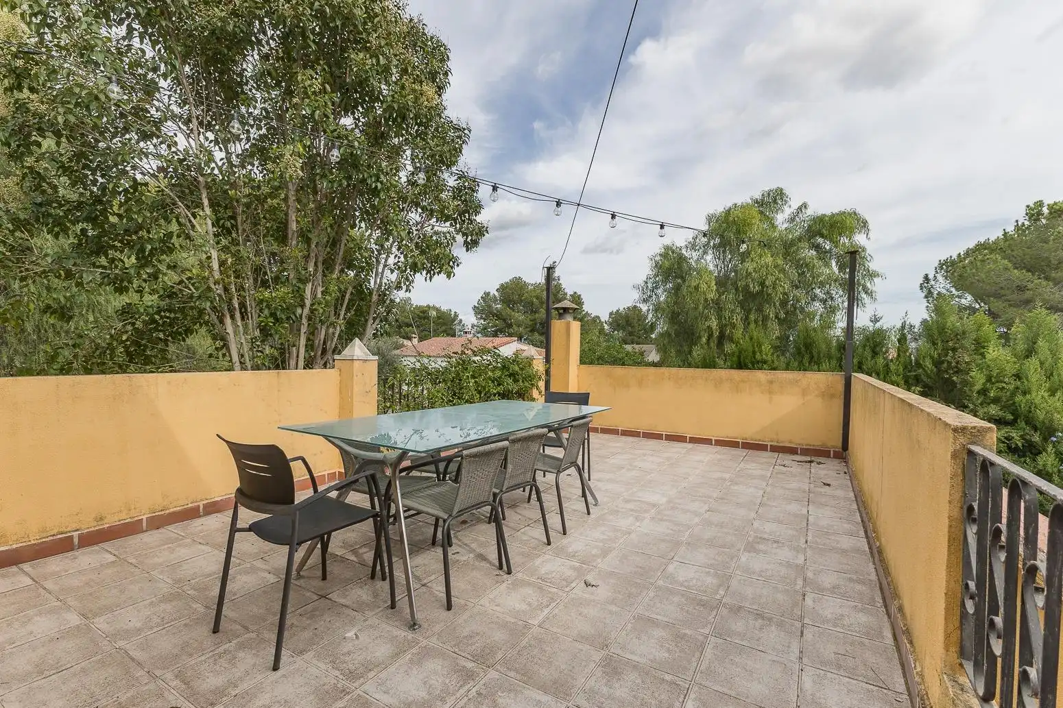 Terrassa de Casa o xalet en venda en Bétera amb Calefacció, Jardí privat i Piscina