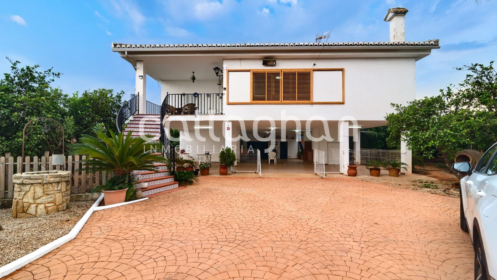 Vista exterior de Casa o chalet en venta en Alzira con Piscina