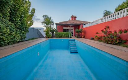 Piscina de Casa o xalet en venda en Tacoronte amb Jardí privat, Terrassa i Piscina